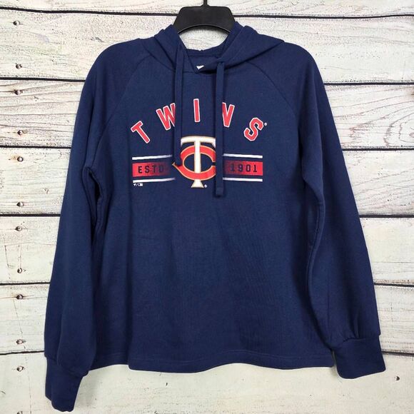 Fanatics Minnesota Twins Navy Hoodie Women’s M - Picture 1 of 6